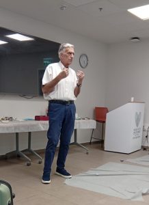בן הראל בהרצאה לאחיות איכילוב